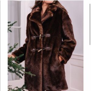 Gal Meets Glam Fur Coat